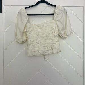 Reformation Barry Top in White